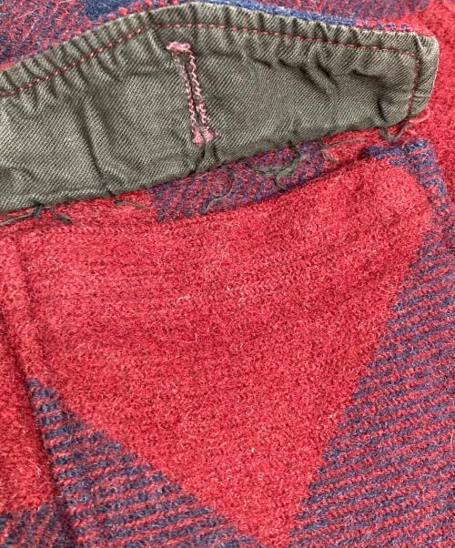 WOOLRICH（ウールリッチ）WOOLRICH (ウールリッチ) チェックウールシャツ レッド サイズ:Sの古着・服飾アイテム