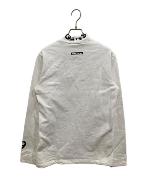 PEARLY GATES（パーリーゲイツ）PEARLY GATES (パーリーゲイツ) ハイネックスウェット ホワイト サイズ:5（L)の古着・服飾アイテム