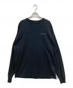 F.C.R.B.エフシーレアルブリストル）の古着「BIG LOGO L/S TEAM BAGGY TEE」｜ブラック
