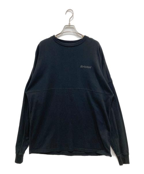 F.C.R.B.（エフシーレアルブリストル）F.C.R.B. (エフシーレアルブリストル) BIG LOGO L/S TEAM BAGGY TEE ブラック サイズ:Mの古着・服飾アイテム