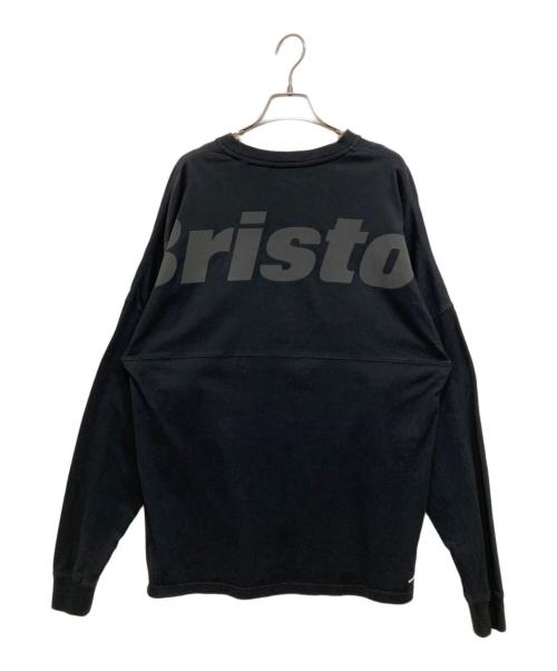 F.C.R.B.（エフシーレアルブリストル）F.C.R.B. (エフシーレアルブリストル) BIG LOGO L/S TEAM BAGGY TEE ブラック サイズ:Mの古着・服飾アイテム