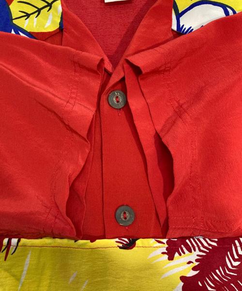 AVANTI（アヴァンティ）AVANTI (アヴァンティ) シルクアロハシャツ レッド サイズ:XSの古着・服飾アイテム