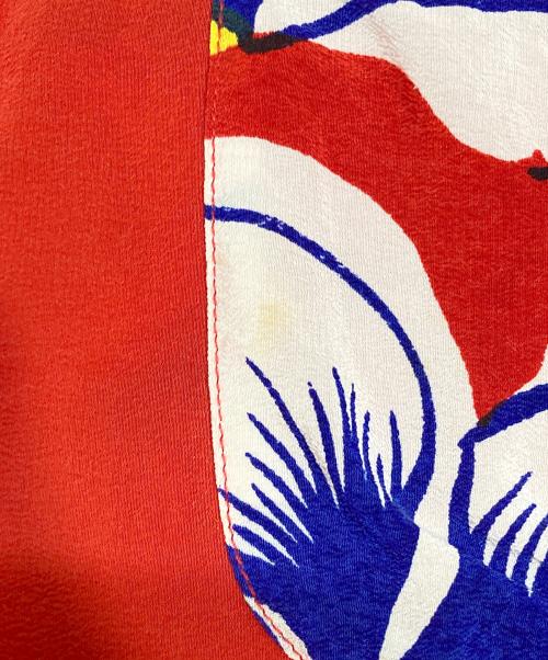 AVANTI（アヴァンティ）AVANTI (アヴァンティ) シルクアロハシャツ レッド サイズ:XSの古着・服飾アイテム