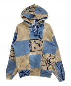 Annabell P. Leeアナベル・リー）の古着「SPRING HOODIE」｜ブルー×ブラウン