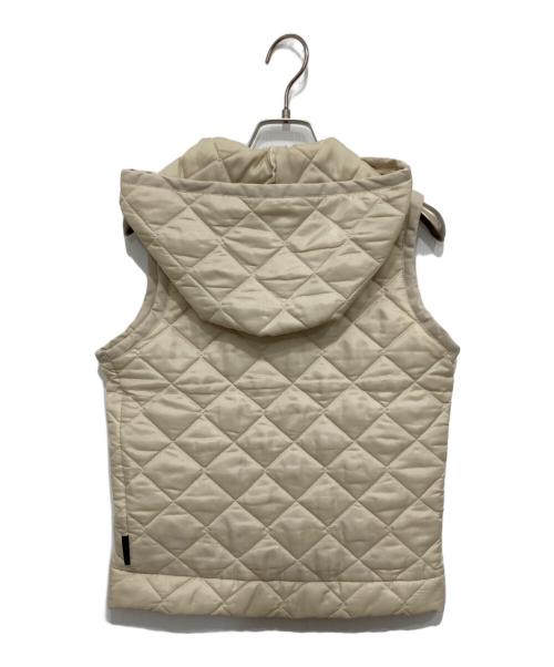 LAVENHAM（ラベンハム）LAVENHAM (ラベンハム) NIMES (ニーム) キルティングベスト アイボリー サイズ:Sの古着・服飾アイテム