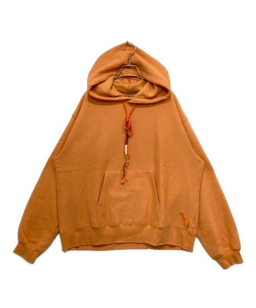 RIOT FACETASM（ライオット ファセッタズム）RIOT FACETASM (ライオット ファセッタズム) BRAID CORD HOODIE オレンジ サイズ:Lの古着・服飾アイテム