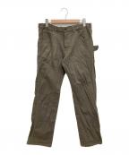 COMME des GARCONS HOMMEコムデギャルソン オム）の古着「シワ加工ペインターパンツ」｜ベージュ