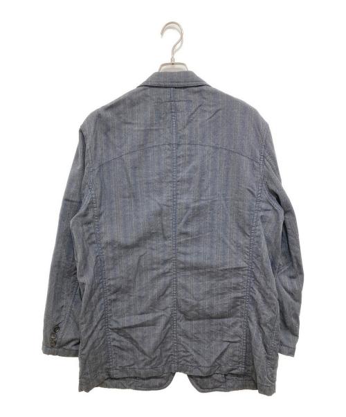 COMME des GARCONS HOMME（コムデギャルソン オム）COMME des GARCONS HOMME (コムデギャルソン オム) ヘリンボーン3Bテーラードジャケット グレー サイズ:Lの古着・服飾アイテム