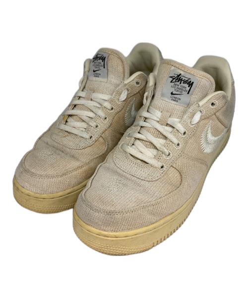 NIKE（ナイキ）NIKE (ナイキ) stussy (ステューシー) Air Force 1 Low Fossil Stone ベージュ サイズ:27cmの古着・服飾アイテム