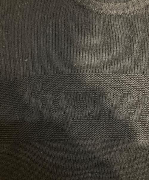 SUPREME（シュプリーム）SUPREME (シュプリーム) Tonal Paneled Sweater ブラック サイズ:Mの古着・服飾アイテム