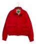POLO RALPH LAUREN（ポロ・ラルフローレン）の古着「チンスト付きメルトンスポーツジャケット」｜レッド