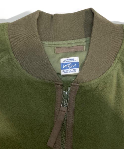 ARMY TWILL（アーミーツイル）ARMY TWILL (アーミーツイル) フリースジャケット グリーン サイズ:Lの古着・服飾アイテム