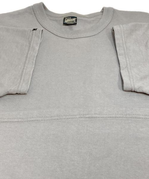 Deluxeware（デラックスウェア）DELUXEWARE (デラックスウェア) 12.5oz 吊天竺 半袖Tシャツ ライトグレー サイズ:XLの古着・服飾アイテム