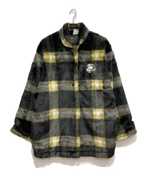 NIKE（ナイキ）NIKE (ナイキ) AS W NSW FX FUR AOP JKT ブラック サイズ:XXLの古着・服飾アイテム