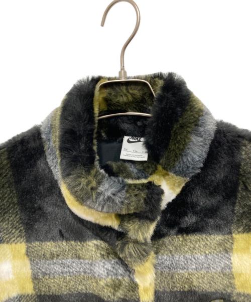 NIKE（ナイキ）NIKE (ナイキ) AS W NSW FX FUR AOP JKT ブラック サイズ:XXLの古着・服飾アイテム