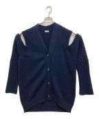 COLUMNコラム）の古着「スラッシュショルダーカーディガン」｜ネイビー