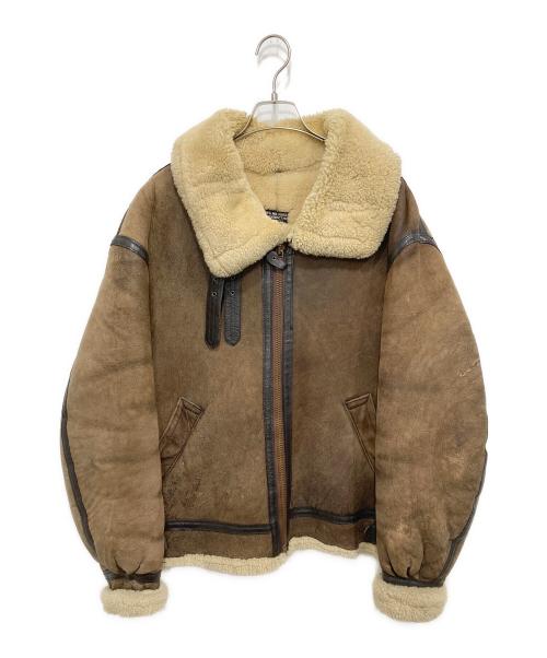 AVIREX（アヴィレックス）AVIREX (アヴィレックス) B-3ムートンジャケット ベージュ サイズ:42の古着・服飾アイテム