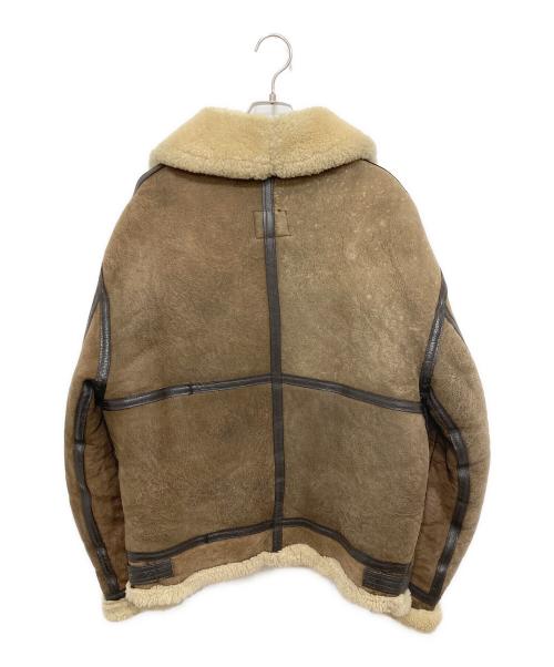 AVIREX（アヴィレックス）AVIREX (アヴィレックス) B-3ムートンジャケット ベージュ サイズ:42の古着・服飾アイテム