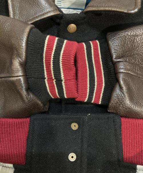 O'NEILL（オニール）O'NEILL (オニール) レザー切替スタジャン ブラック サイズ:Lの古着・服飾アイテム