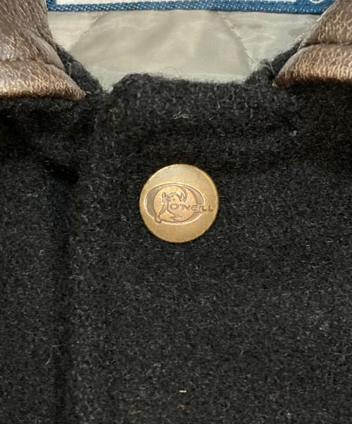 O'NEILL（オニール）O'NEILL (オニール) レザー切替スタジャン ブラック サイズ:Lの古着・服飾アイテム