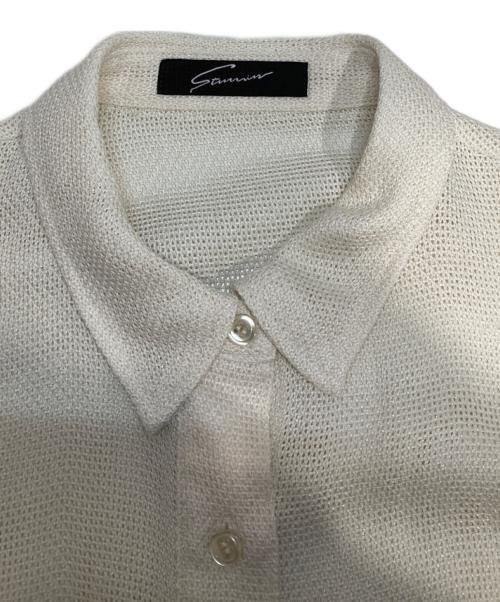 STUNNING LURE（スタニングルアー）STUNNING LURE (スタニングルアー) シアー長袖シャツ アイボリー サイズ:Mの古着・服飾アイテム