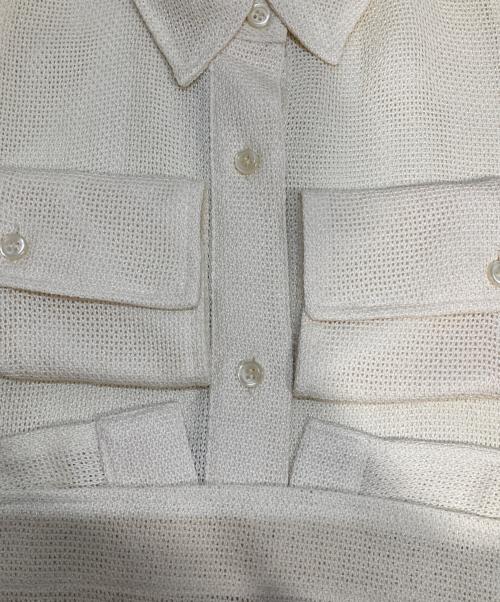 STUNNING LURE（スタニングルアー）STUNNING LURE (スタニングルアー) シアー長袖シャツ アイボリー サイズ:Mの古着・服飾アイテム