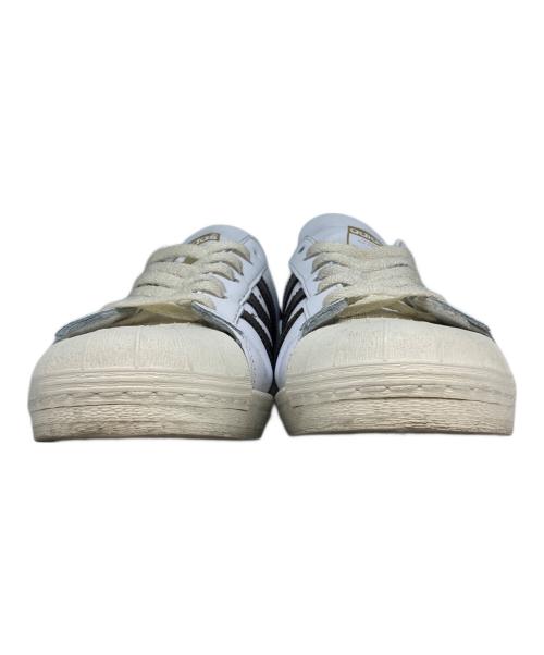 adidas（アディダス）adidas (アディダス) BILLY'S (ビリーズ) BILLY'S別注 SUPERSTAR 82 ホワイト×ブラウン サイズ:26.5cmの古着・服飾アイテム