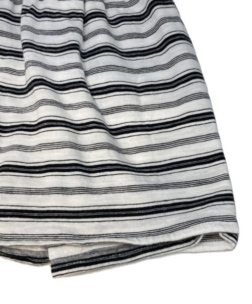 LAUREN RALPH LAUREN（ローレンラルフローレン）LAUREN RALPH LAUREN (ローレンラルフローレン) ギャザースカート ホワイト サイズ:Lの古着・服飾アイテム