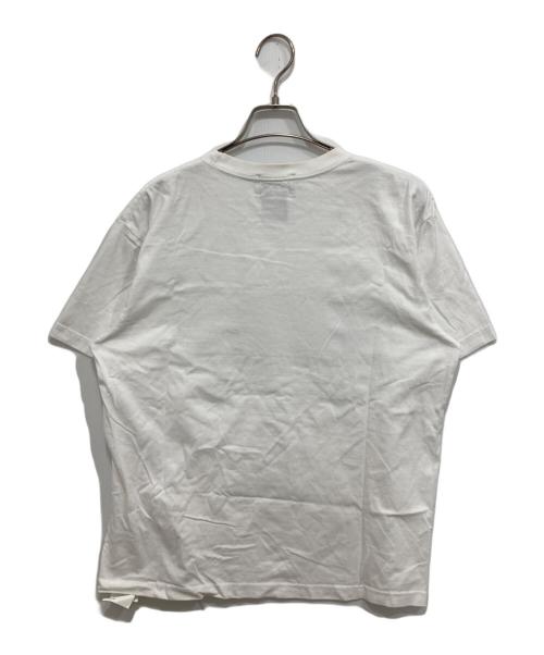 TAAKK（ターク）TAAKK (ターク) MARVEL (マーベル) スパンコールロゴTシャツ ホワイト サイズ:Mの古着・服飾アイテム