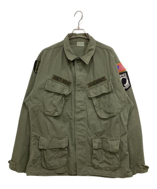 US ARMY（ユーエスアーミー）US ARMY (ユーエスアーミー) ジャングルファティーグジャケット オリーブ サイズ:M相当の古着・服飾アイテム