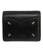 Maison Margielaメゾンマルジェラ）の古着「3つ折り財布」｜ブラック