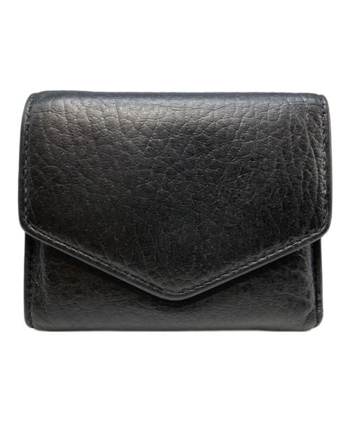 Maison Margiela（メゾンマルジェラ）Maison Margiela (メゾンマルジェラ) 3つ折り財布 ブラックの古着・服飾アイテム