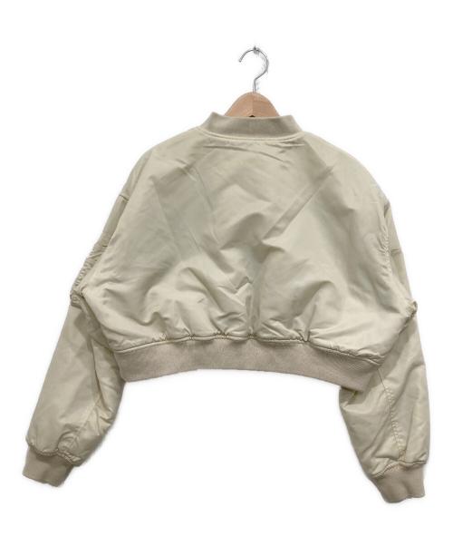 ALPHA（アルファ）ALPHA (アルファ) Snidel (スナイデル) リバーシブルブルゾン アイボリー サイズ:FREEの古着・服飾アイテム