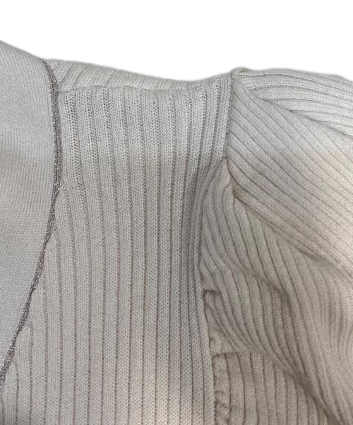 HER LIP TO（ハーリップトゥ）Her lip to (ハーリップトゥ) Suite Room Knit Long Dress アイボリー サイズ:Mの古着・服飾アイテム