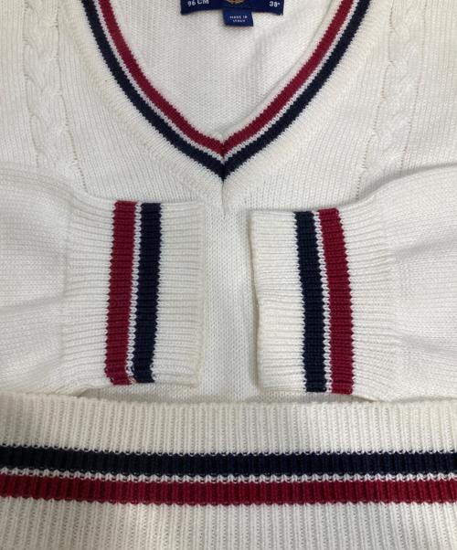 FRED PERRY（フレッドペリー）FRED PERRY (フレッドペリー) チルデンニット アイボリー サイズ:Mの古着・服飾アイテム