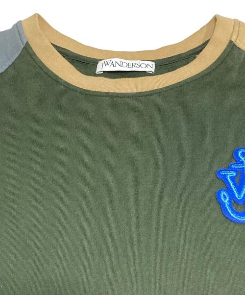 J.W.ANDERSON（ジェイダブリューアンダーソン）J.W.ANDERSON (ジェイダブリューアンダーソン) カラーブロックコットンスウェットシャツ マルチカラー サイズ:XLの古着・服飾アイテム