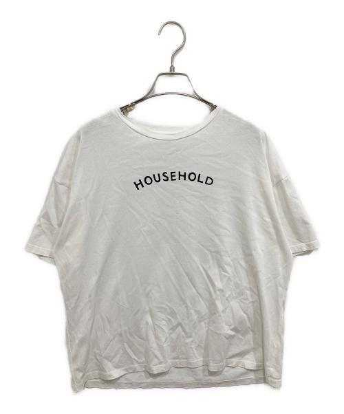 utilite（ユティリテ）utilite (ユティリテ) HOUSEHOLD PRINT T-shirt ホワイト サイズ:Fの古着・服飾アイテム