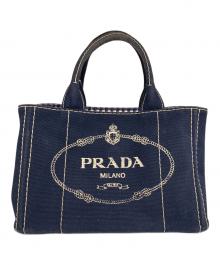 PRADA（プラダ）の古着「カナパデニム2WAYバッグ」｜インディゴ