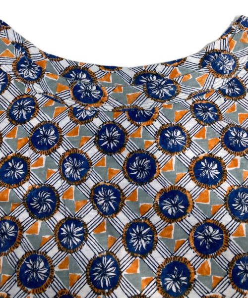 45R（フォーティファイブ・アール）45R (フォーティファイブ・アール) 総柄タンクトップ オレンジ サイズ:Mの古着・服飾アイテム