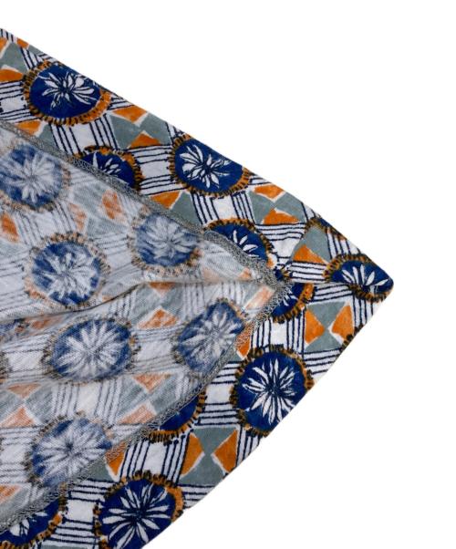 45R（フォーティファイブ・アール）45R (フォーティファイブ・アール) 総柄タンクトップ オレンジ サイズ:Mの古着・服飾アイテム