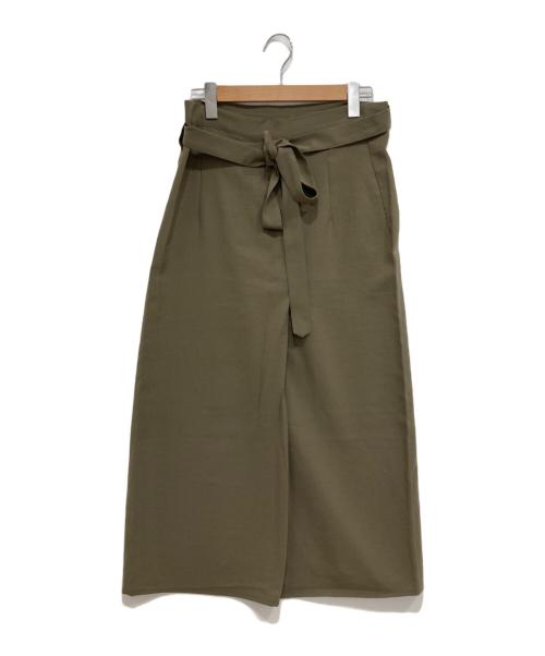 NO CONTROL AIR（ノーコントロールエアー）no control air (ノーコントロールエアー) ラップロングスカート カーキ サイズ:Mの古着・服飾アイテム