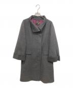 23区ニジュウサンク）の古着「スタンドカラーコート」｜グレー