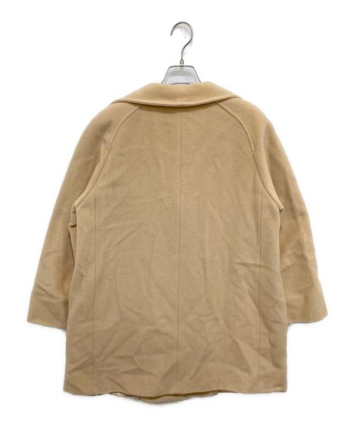 MaxMara（マックスマーラ）MaxMara (マックスマーラ) スタンドカラーコート ベージュ サイズ:Mの古着・服飾アイテム