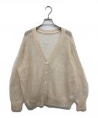 anuansアニュアンス）の古着「2wayシアーモヘアニットカーディガン」｜ベージュ