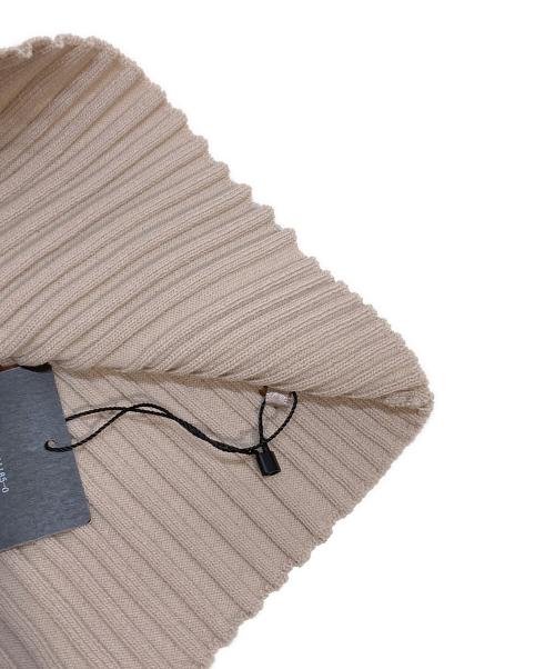 anuans（アニュアンス）anuans (アニュアンス) ノースリーブリブニットプルオーバー ベージュ サイズ:Free 未使用品の古着・服飾アイテム