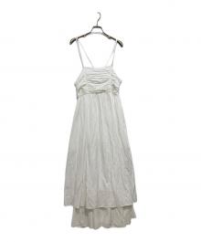 anuans（アニュアンス）の古着「イレギュラーティアードボリュームスカート」｜ホワイト