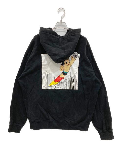 BlackEyePatch（ブラックアイパッチ）BlackEyePatch (ブラックアイパッチ) FLYING OG LABEL HOODIE ブラック サイズ:XLの古着・服飾アイテム