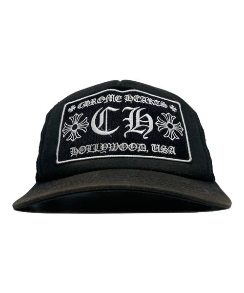 CHROME HEARTS（クロムハーツ）CHROME HEARTS (クロムハーツ) CH刺繍 Trucker Cap ブラック サイズ:OS（53-60）の古着・服飾アイテム
