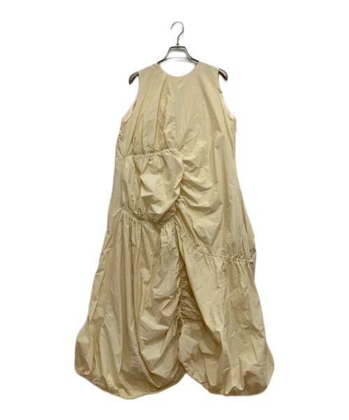 emmi（エミ）emmi (エミ) ナイロンギャザーボリュームワンピース レモンイエロー サイズ:Sの古着・服飾アイテム