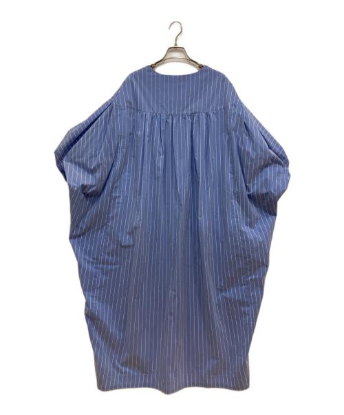 emmi（エミ）emmi (エミ) 袖バルーンシャツワンピース スカイブルー サイズ:Sの古着・服飾アイテム